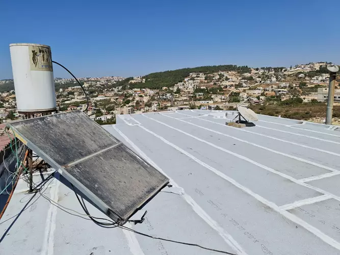 איטום גג בניין ביריעות 2